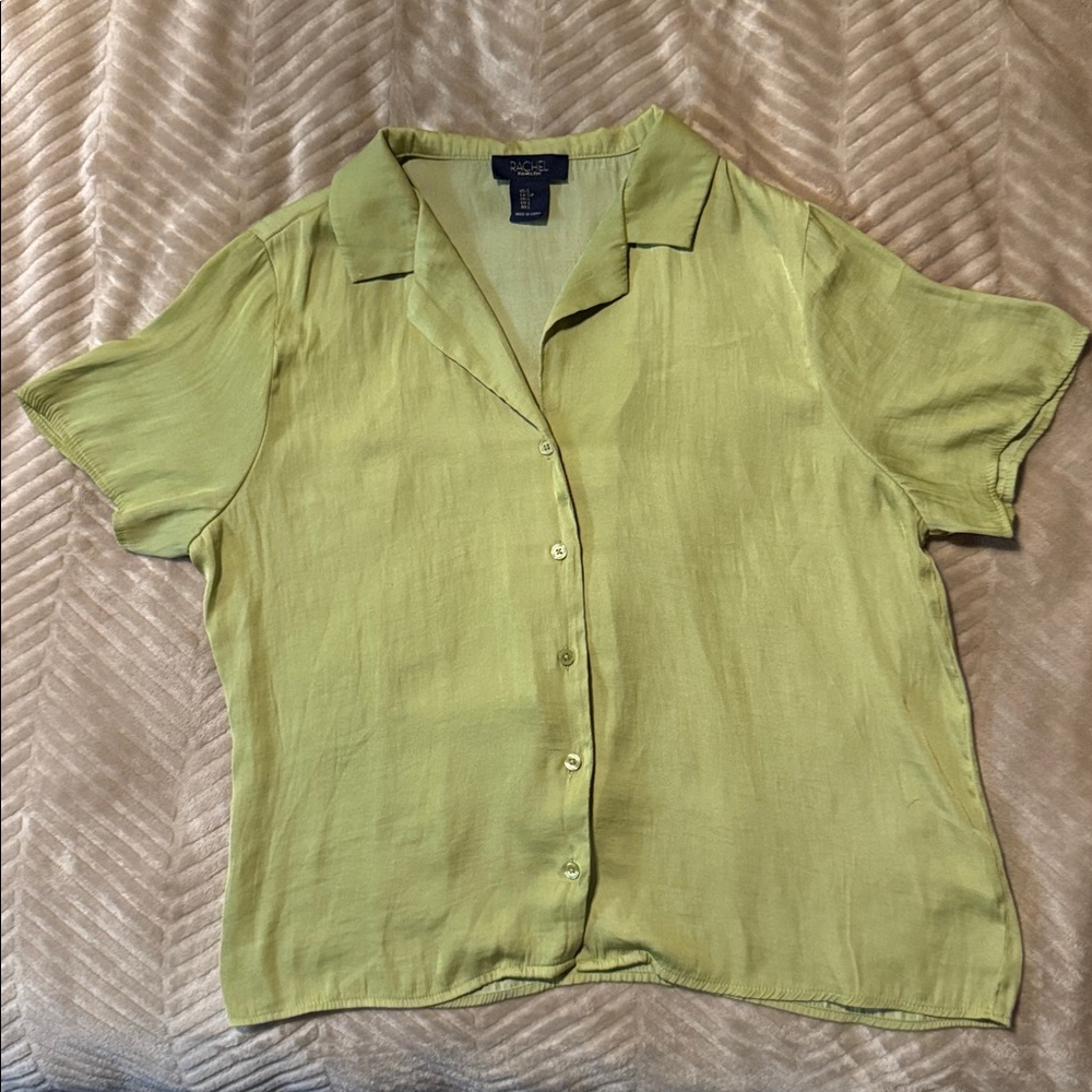 RACHEL Rachel Roy Olive Green Top